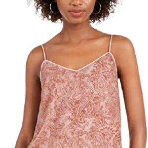 21. Leyden Mauve Strapless V- Neck Top Large